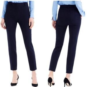 J. Crew 365 Womens Navy Cameron Pants High Rise Slant & Back Pockets Size 00P